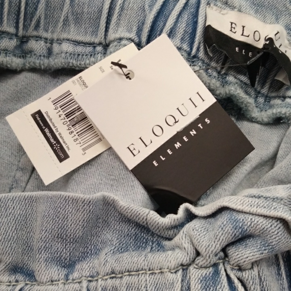 Eloquii Elements Ruffle Waist Jeans - Picture 7 of 8
